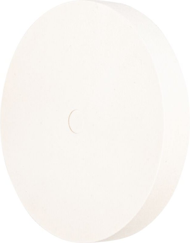 Thumbnail - Mittelharte Filzscheibe fksc ø 200x30mm Bohrung ø 20mm für universelle Polierarbeiten - Pferd