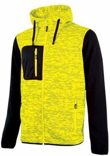 U-power sweatshirt regenbogen farbe gelb fluo grÖsse m ey174yf/m