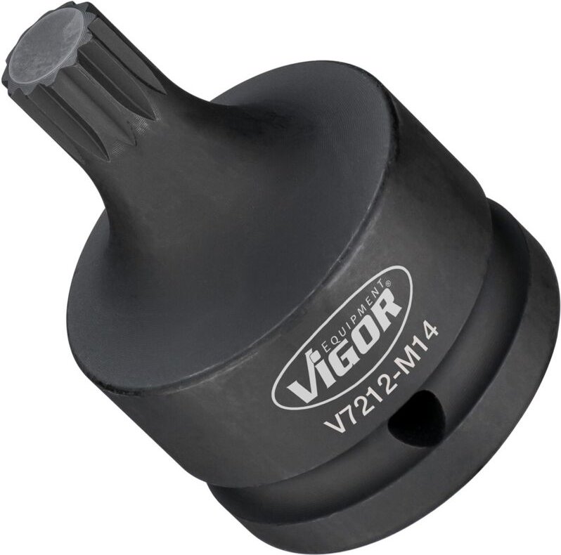 Innensechskant Schlagschrauber Schraubendreher-Einsatz ∙ V7212-M14 ∙ 3/4 Zoll (20 mm) Vierkant hohl ∙ Innen Vielzahn Pro...