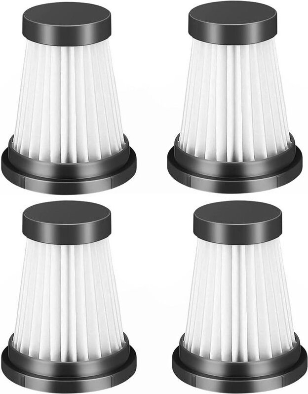 4er-Pack Ersatz-HEPA-Filter für die kabellosen Staubsauger Moosoo K12, K12 PRO und K13