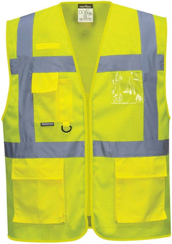 Gilet HV Meshair Athène Gelb 2XL