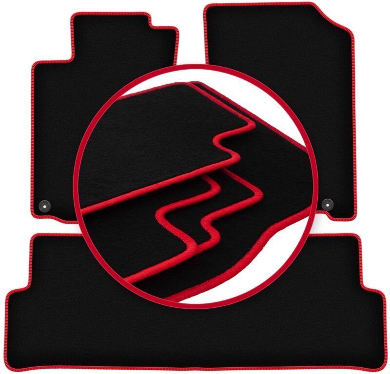 CARLUX-RED Autofußmatten für: Honda CR-V IV SUV (2011-2018)