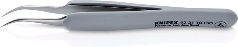 92 31 10 esd esd Präzisionspinzette Spitz 122 mm - Knipex