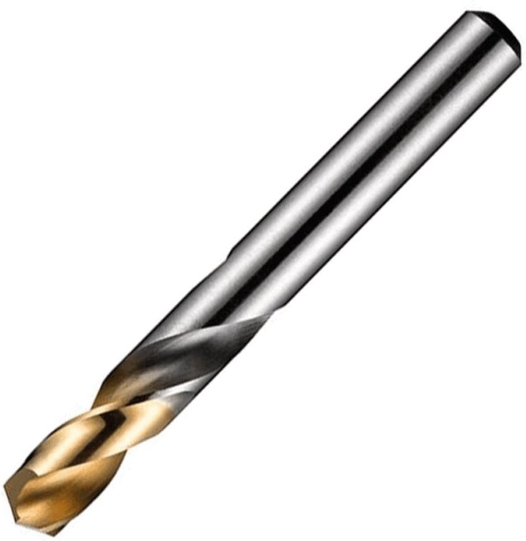 Thumbnail - Dormer - Kurzbohrer mit zylindrischem Schaft hss din 1897N 135° TiN-Tip 5,4 mm
