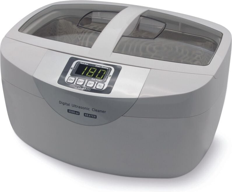 Perel Ultraschallreinigungsgerät, Brille reinigen Ultraschall, Schmuck Münze Brille putzen Gerät, Brillenreiniger mit Ti...