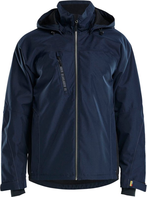 Arbeitsjacke mit technischem Futter 4890 - Dunkelmarine/Schwarz M