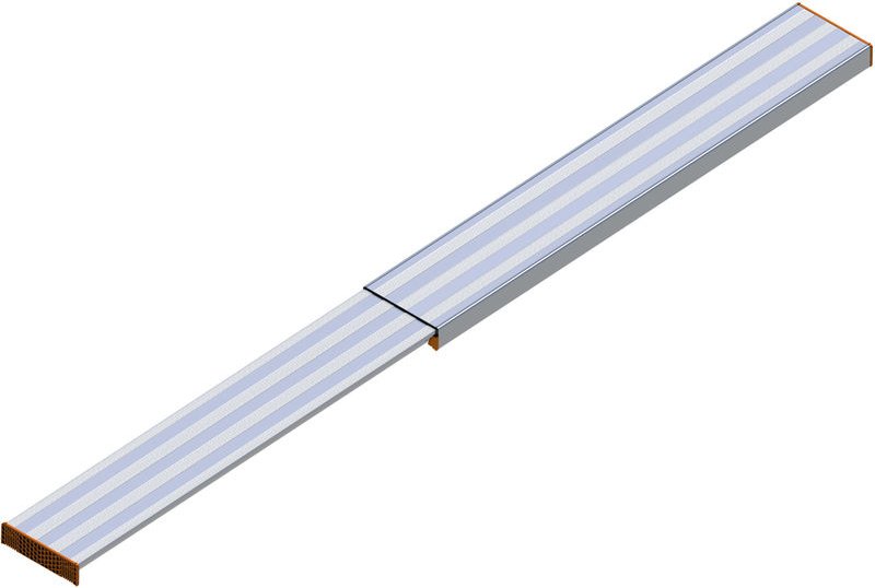 Layher 1351 Alu Telesteg bis 192-350cm Länge