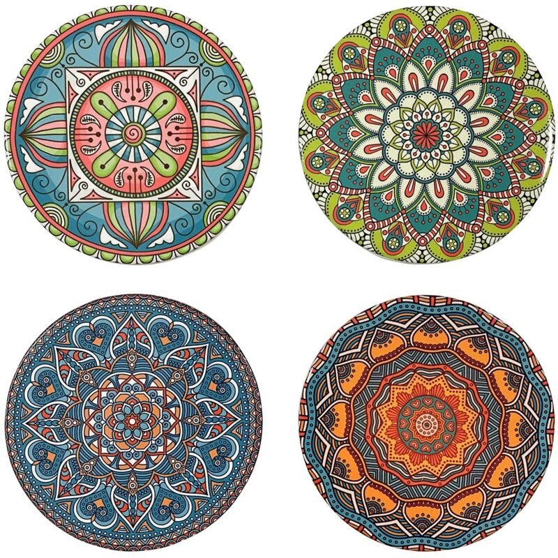 Signes Grimalt - Kochbeiträge Hydraulische Untersetzer 4 Uni. Blue Hasses 11x11x1cm 28410