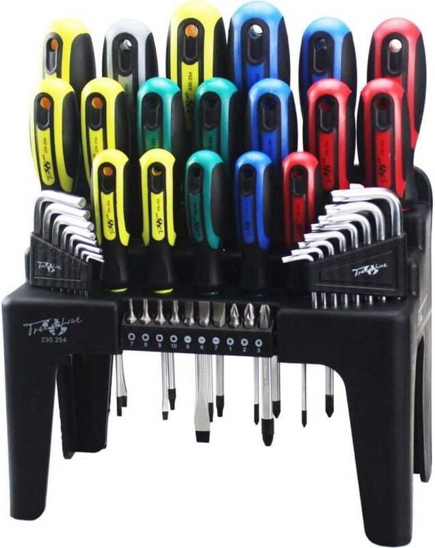 Trendline - Schraubendreher-Bit-Set 44-teilig Schraubenzieher Innensechskant