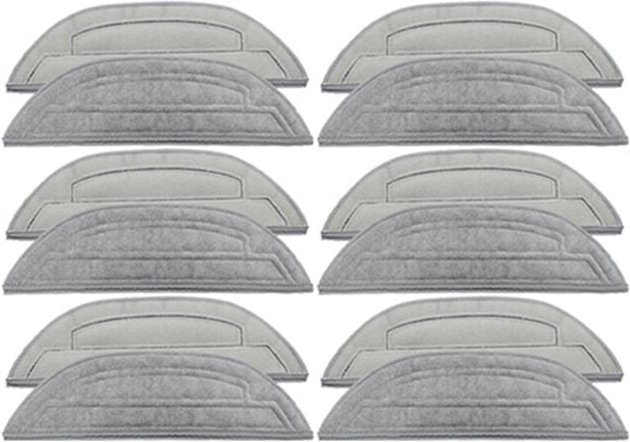 12-teiliges Ersatz-Mopptuch für S8 MaxV Ultra/G20S/S8pro