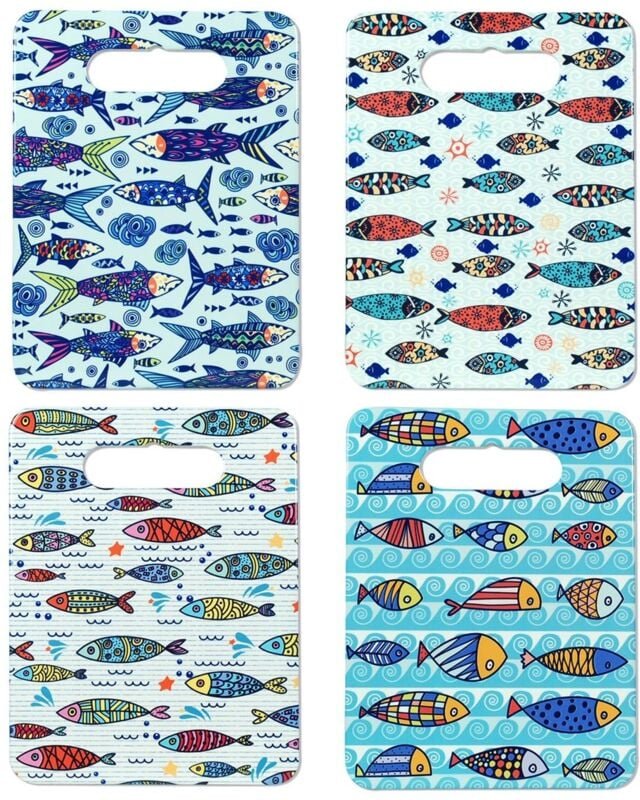 Signes Grimalt - Küchentisch Cut Table Set 4U Blue Salvamanteles 18x24x1cm 20828