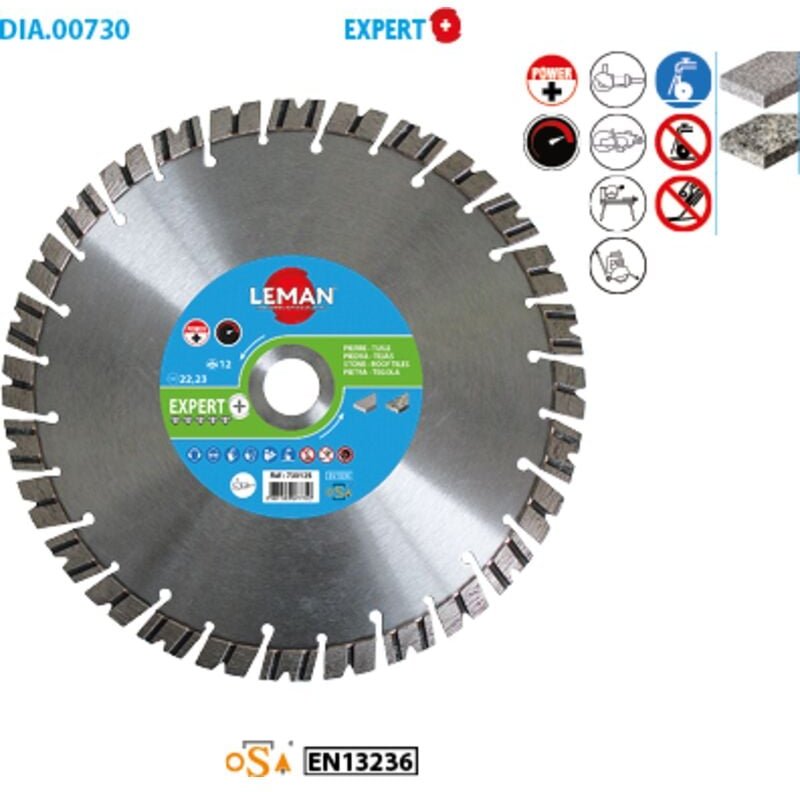 Diamant-Scheibe Granit Naturstein Expert + ø 115 Bohrung 22,23 mm Dicke 2,3 mm