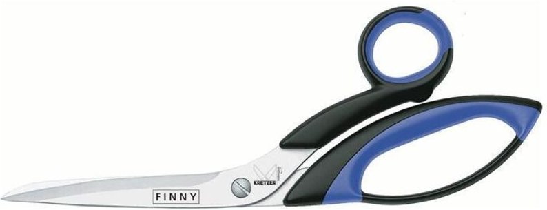 Universalschere 200 mm mit 2K-Auge schwarz/grau