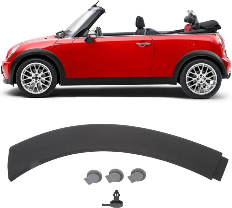 Zoternen - Radlaufabdeckung, Ersatz für R50 R53 R52, kratzfeste Sport-Fronthaube, Radlaufverkleidung (hinten links 51131...