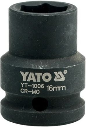 Yato nasadka udarowa udarowa sześciokątna 1/2" krótka 16mm