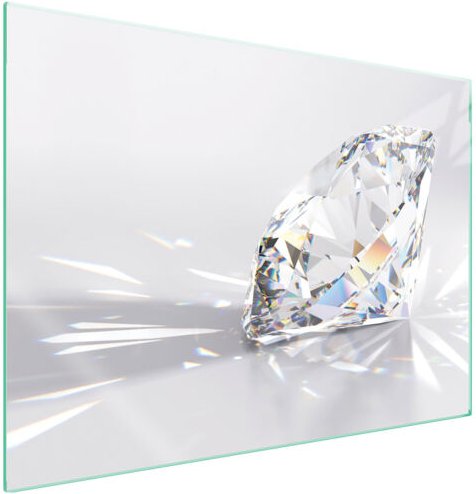 GLASSCHUTZPLATTE FÜR HERD 70x52 DIAMANT