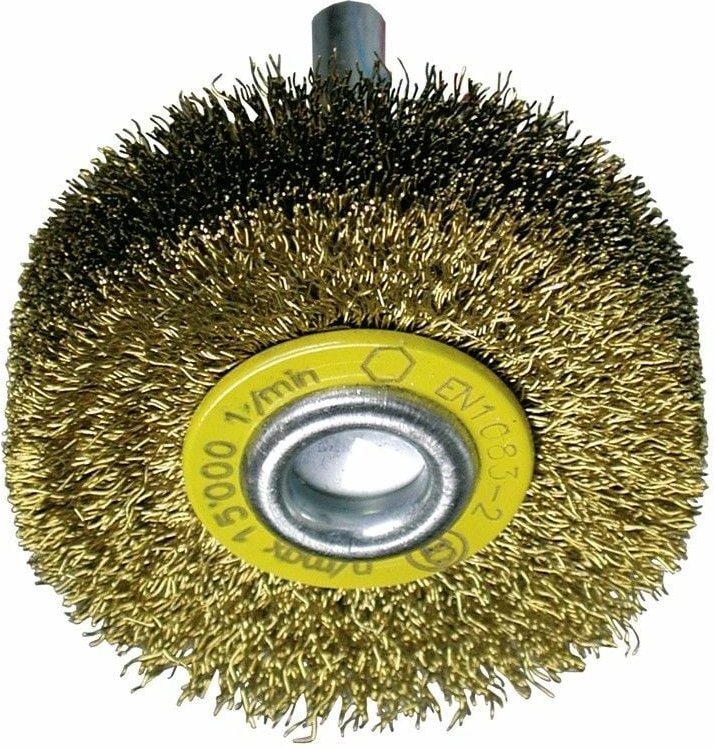 Osborn - Edelstahl-Rundbürste mit gewelltem Draht mit 6 mm Schaft und ø 0,30 mm Besatz (80x10x20) 5162507361