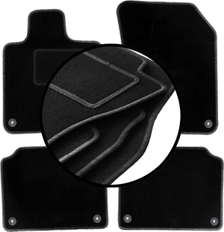 Komplettset Veloursmatten für: Volvo S90 II Limousine (2016-)