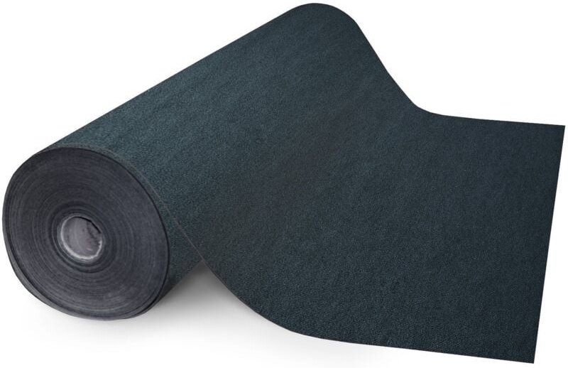 Karat - Nadelfilz-Teppich Malta Event-Teppich Anthrazit 200 x 400 cm