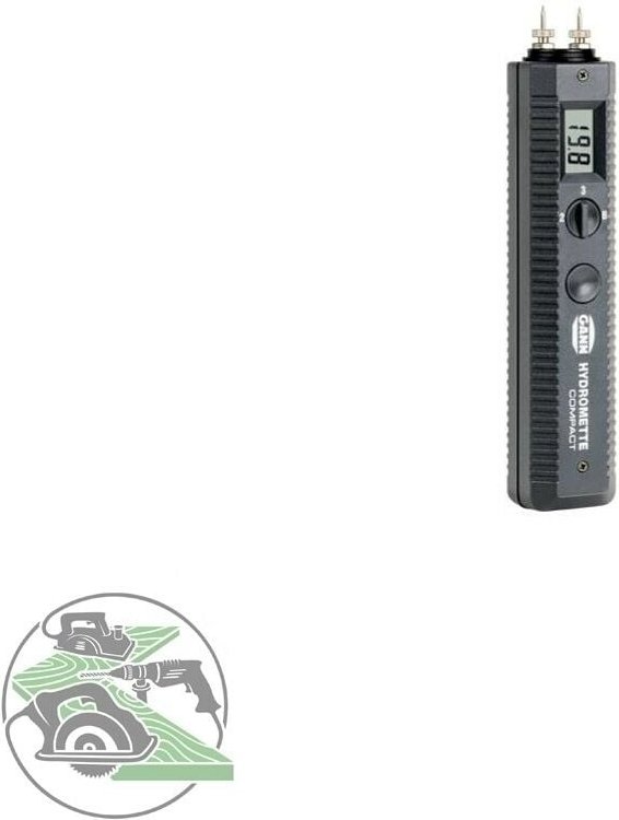 Gann - Hydromette Compact Elektronischer Holz-/Putzfeuchtemessgerät 30002010