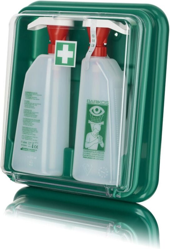 FP - Augenspülflasche Set2, Wandbehälter, 2 Flaschen: 620ml
