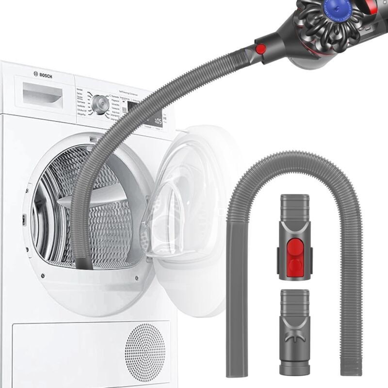 Düse für Dyson V11 V10 V12 V15 V8 V7 V6 Staubsauger, flexibler Fugendüsenaufsatz, ideal zum Reinigen des Trockners