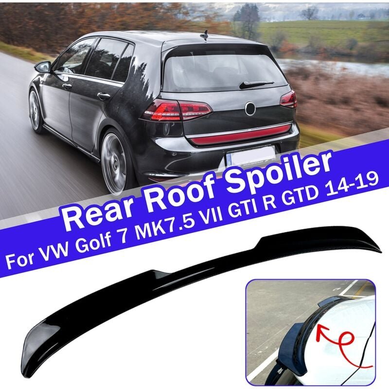 Hochglanz lackierter Dachheckspoiler für VW Golf 7 MK7.5 VII GTI R GTD 2014–2019