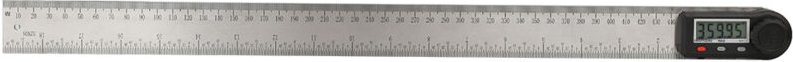 2-in-1-Winkelmesser mit elektronischer Digitalanzeige, 0–360 °, Holzbearbeitungslineal, Multifunktions-Winkelmesser (500...