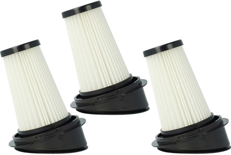 Filterset 3x Staubsaugerfilter kompatibel mit Tefal TY6547RH/BA0 Staubsauger - hepa Filter Allergiefilter - Vhbw