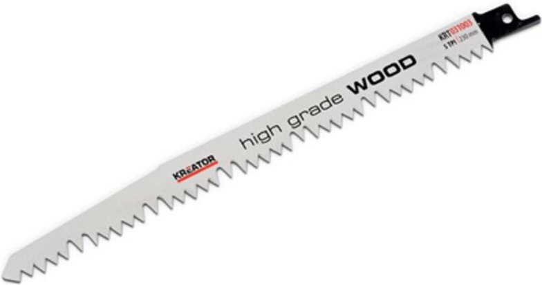 Kreator - Blisterpackung mit 2 Säbelsägeblättern 230 mm 5D Holz 31003