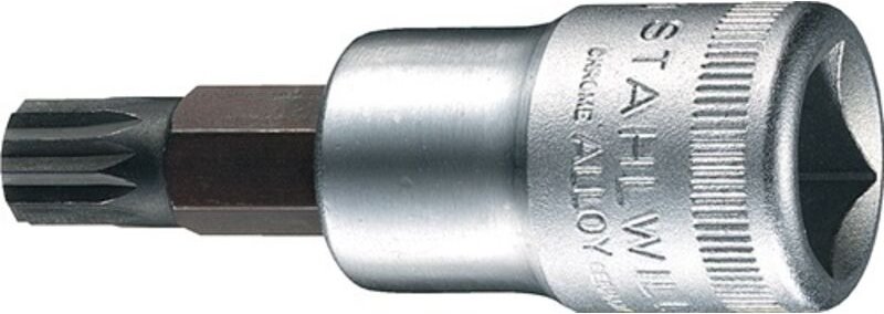 54 x m 16 03060016 Innen-Vielzahn (xzn) Steckschlüssel-Bit-Einsatz M16 1/2' (12.5 mm - Stahlwille