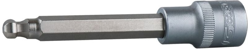 1/2' Bit-Stecknuss Innensechskant mit Kugelkopf, lang, 6mm
