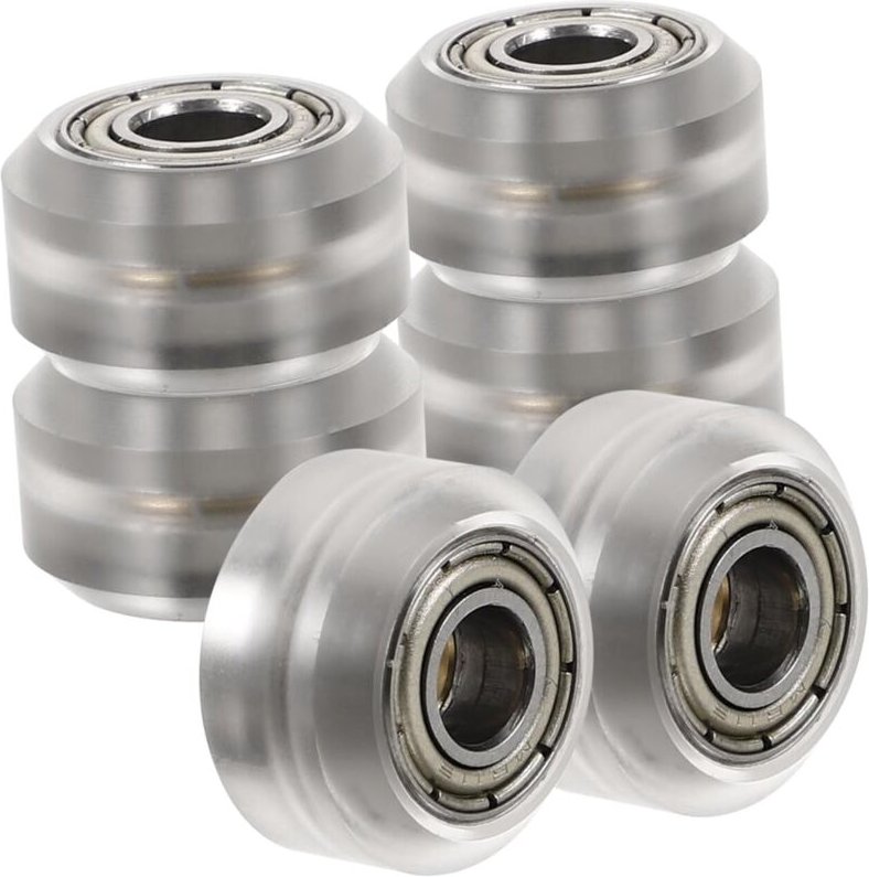 6-teiliges Kunststoff-Riemenscheiben-Set mit Lager für Drucker-Passivrad-POM-kompatible Graviermaschinen