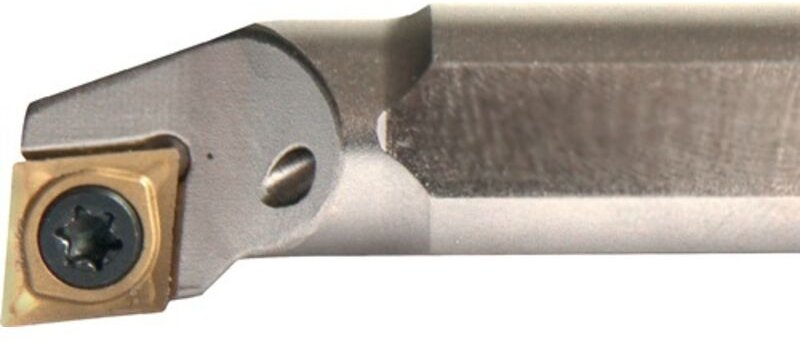 Bohrstange A20Q-SCLCR 09 rechts vernickelt mit Innenkühlung