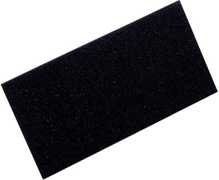 Zellgummiauflage schwarz