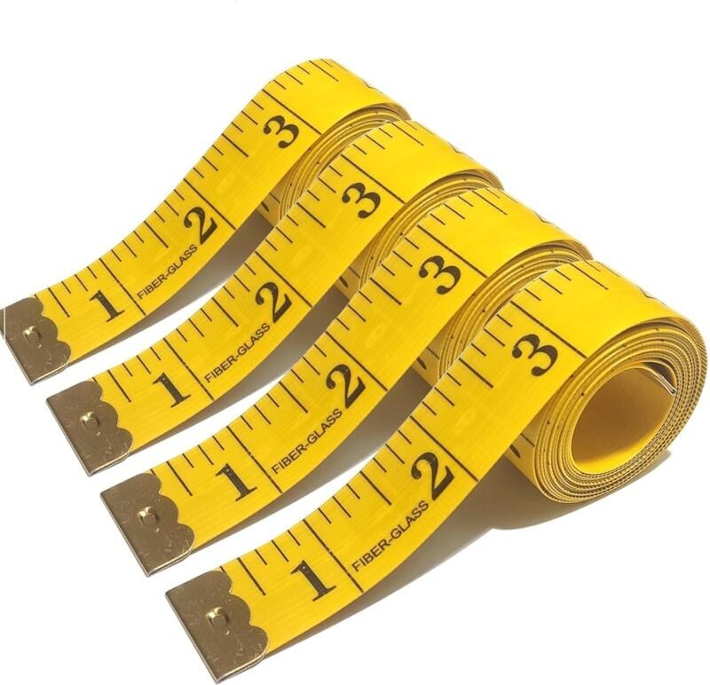 Bluedeer - 4 Bände Maßband Körpe, 200cm/79 Zoll Schneidermaßband Doppelseitige Measuring Tape Flexible Bandmaß Massband ...