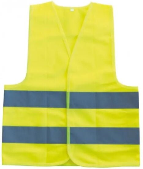 Neongelbe Sicherheitsweste Broschürennorm