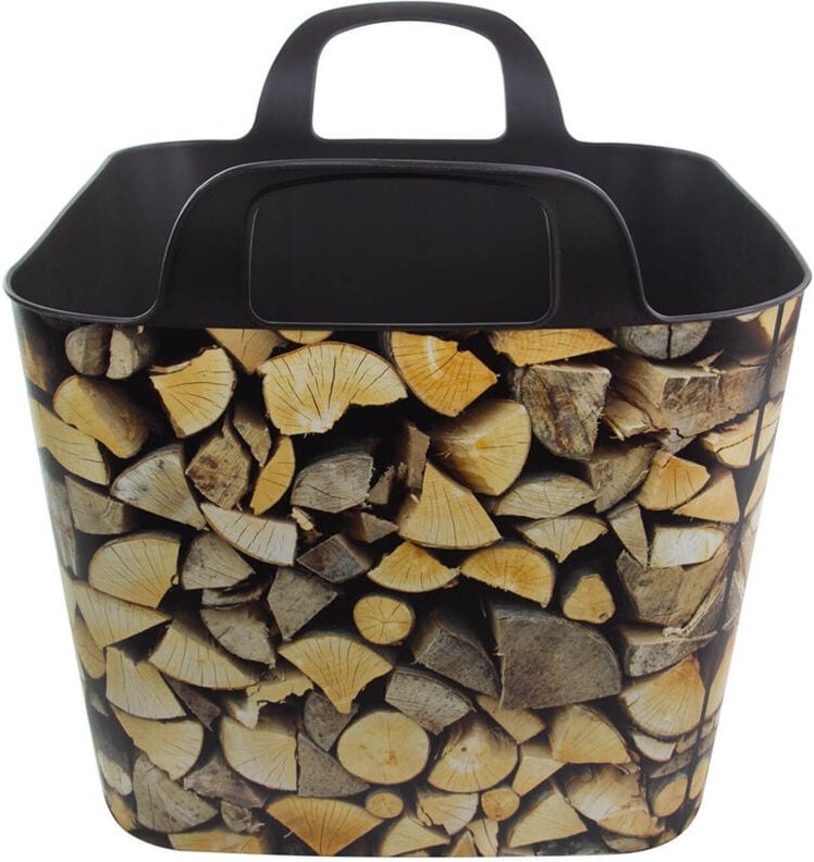 Flexibler Brennholzkorb mod. Scheite