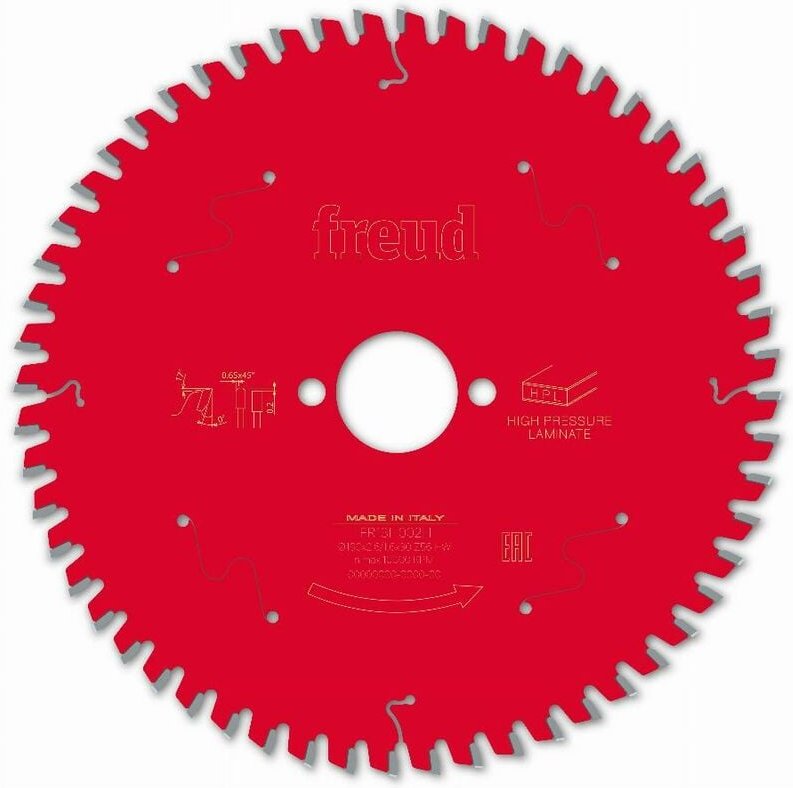 Sägeblatt für Handkreissäge Freud 190 2,6/1,6 AL30 Z56 tp 0° - F03FS09868 -FR13H002H