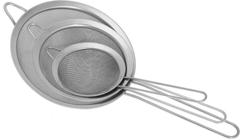 Kinghoff Kh-3412 Stahl Sieb-Set