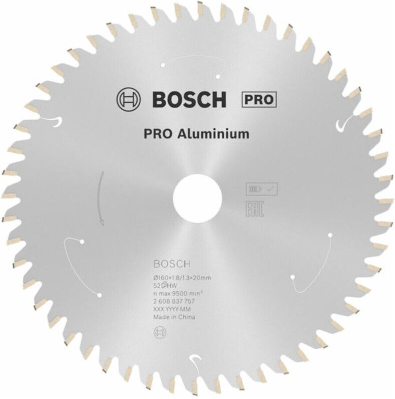 Pro Aluminium cordless Kreissägeblatt, 160 x 1,8 x 20 mm - Bosch