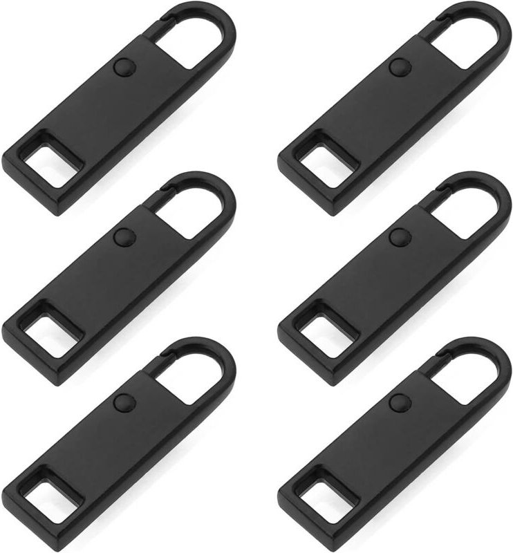 10 Stück Reißverschlussschieber, Ersatzreißverschluss, Universalreißverschluss, abnehmbare Reißverschlusslaschen, für Re...