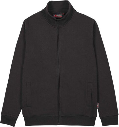 Arbeits-Sweatshirt mit Reißverschluss SOTRA - Schwarz 4XL