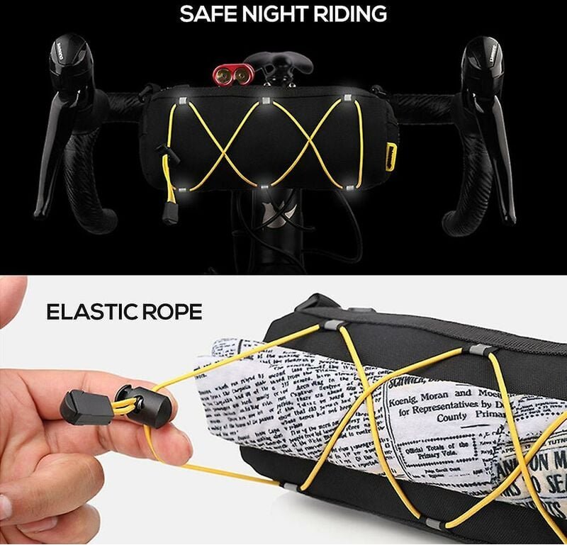 Fahrradlenkertasche Radfahren Vorderzylinder Aufbewahrungstasche Fahrrad Handyhalter Vorderrahmen oben