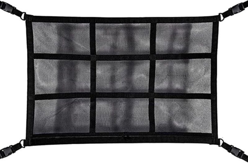 Autodach-Aufbewahrungsnetz, doppellagig, verbesserte Tragfähigkeit, Innenausstattung