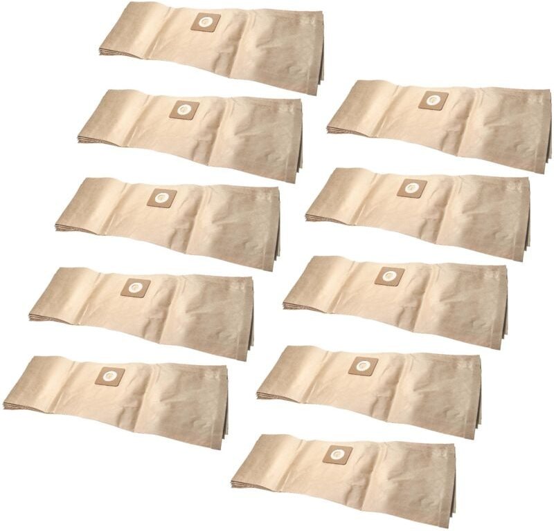 50x Staubsaugerbeutel Ersatz für Bosch 2609256F33 für Staubsauger - Papier, 85,4cm x 27cm, sandfarben - Vhbw