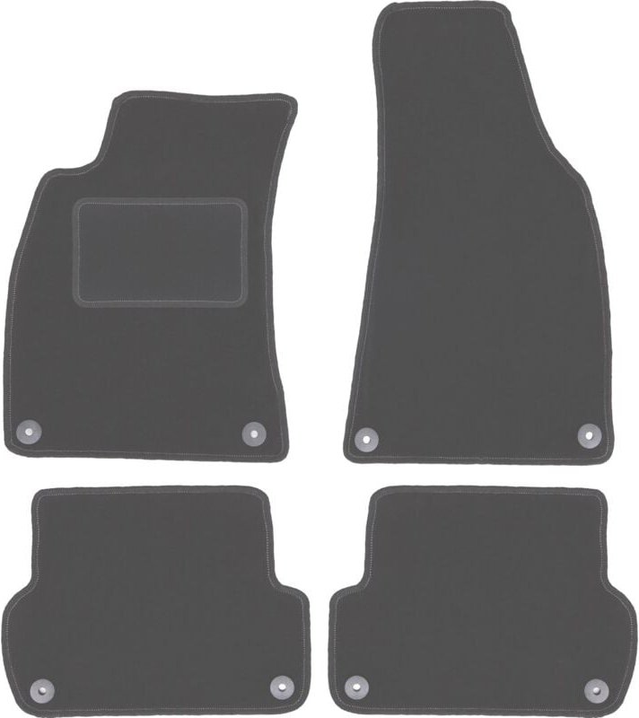 Graphit-Fußmatten für: Seat Exeo Limousine, Kombi (2008-2015)
