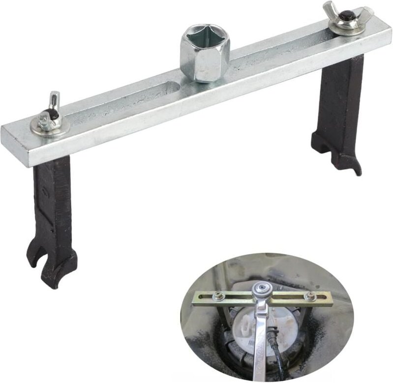 CSPARKV Kraftstofftankdeckel-Entfernungssatz, Werkzeug zum Entfernen der Kraftstoffpumpe, Schlüssel zum Entfernen des Ta...