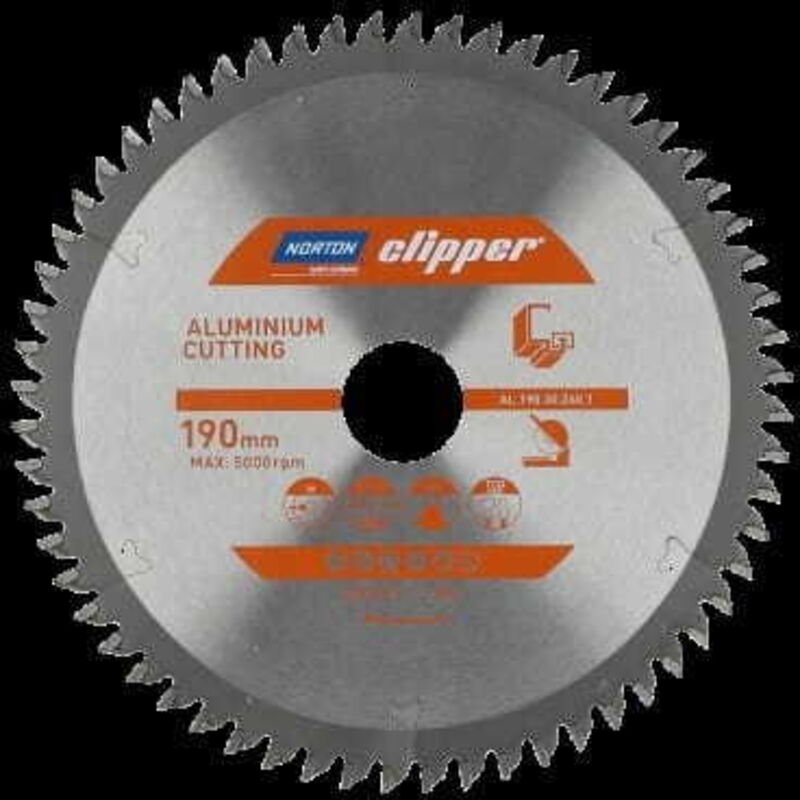 Piła tarczowa 216mm x 30mm x 80z Aluminium (2,6/1,8) - Norton