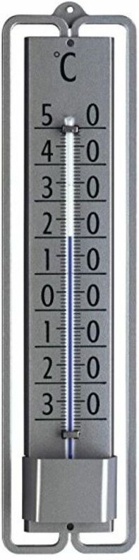 TFA - Novelli Design Innen Außen Thermometer, Silber